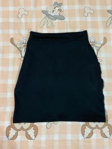 black mini skirt from diamond lady