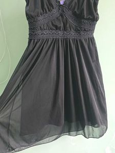 Sexy Black net nighty