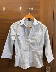 H&amp;M Striped Fitted Shirt