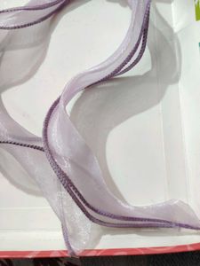 Elegant Lavender Bow Hair Accessory