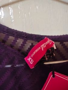 Synthetic Georgette Top With Tag Brand New