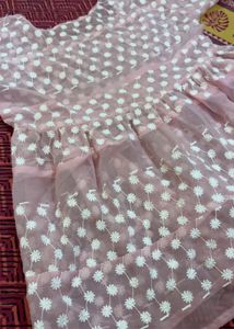 Pink Embroidered Kurta