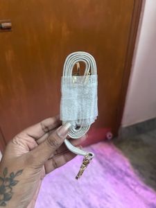 White Leather Cell Phone Crossbody Bag
