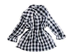 Black and White Checkered Shirt