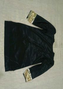 Luxury Satin Lehenga with Heavy Gota Patti Work