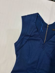 ZARA Elegant Blue Dress