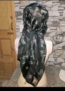 💥dhamka sale chanel Designer Black Scarf