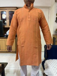Ravishing Orange Men’s Kurta 🌻