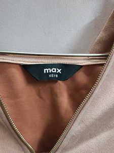 Max Pink Zip Up Hoodie