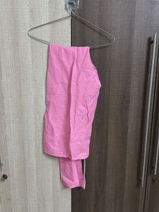 Pink cotton Leggings