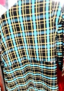 Stylish Checked woolen mexi