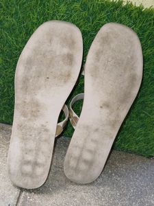 LUNA BLU Ivory Slides For Womens