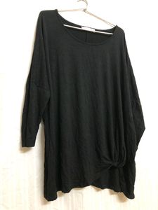 Betty Black Long Sleeve Top