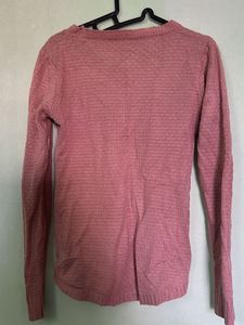 Cozy Pink Knit Sweater