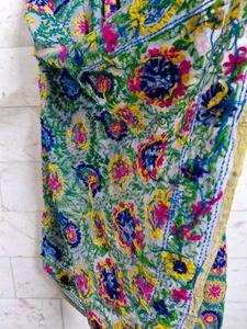 Grey Embroidered Dupatta