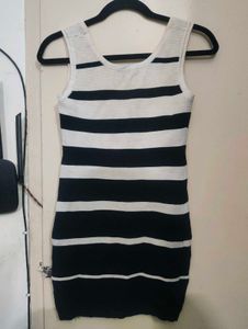 Striped Bodycon Mini Dress