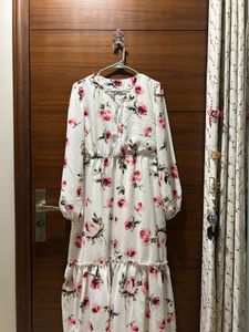 Chic Floral Print Maxi Dress