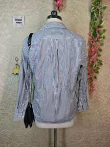 Classic Striped Button-Up Shirt