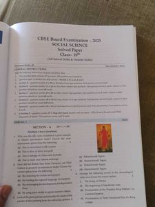 CBSE Class 10 Social Science Question Bank