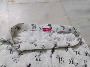 Cute Zebra Print Pajama Shorts size m