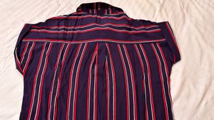 Striped Maxi Shirt Dress