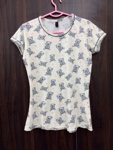 Cute Teddy Bear Pajama Set