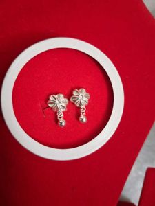 Floral Silver Earrings 92.5