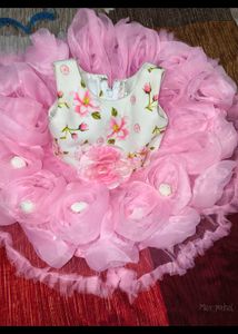 Cute Pink Floral Dress