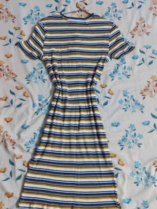 Striped Midi Dress