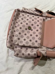 Stylish Pink Monogram Handbag