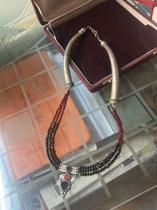 Silver lookalike Necklace Set