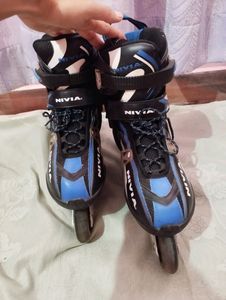 INLINE Roller Skates Nivia | With Helmet