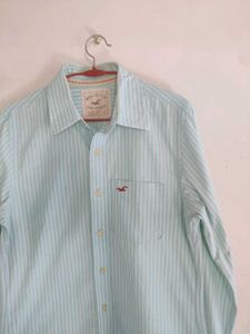 Hollister Striped Button-Up Shirt
