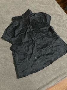 Elegant Embroidered Black Kurta