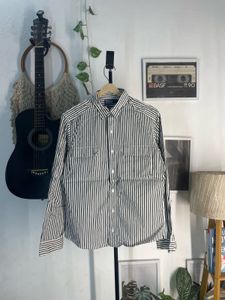 Ralph Lauren Classic Striped Button-Up Shirt