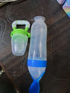 Baby Food Feeder &amp; Spoon Set