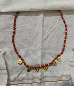 coral laxmi cions neck set
