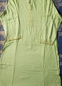 Women Green Elegant Kurti