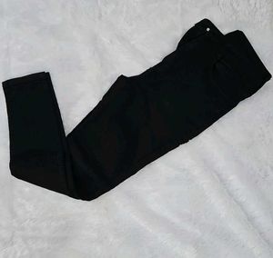 Classic Black Slim Fit High Waist Jeans