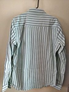 Men's Striped Button-Down Shirt