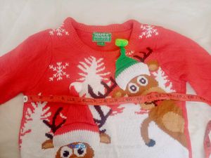 Festive Reindeer Christmas Sweater