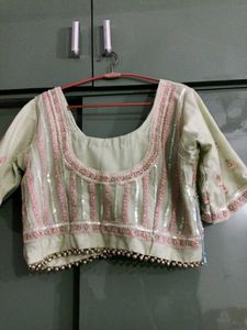 Elegant Lehenga Choli with Shrug