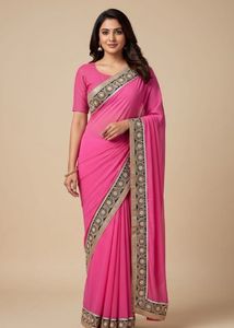 🆕Ready to Wear Heavy Designer Saree & Blouse