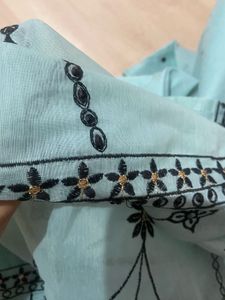 embroidered beaded Kurti set