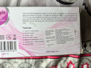 Vega My Style Flat Hair Straightener