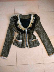 Embellished Tweed Jacket 📀🎐🎷💡💎🪙💰🪝