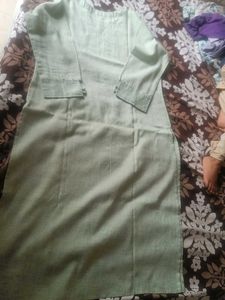 Embroidered Kurta with grara