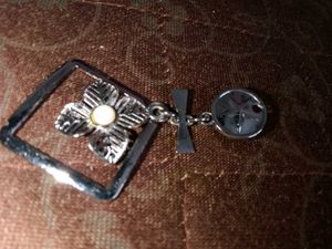 Vintage Flower Charm Pendant