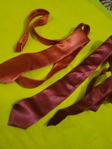 Elegant Silk Ties - Burgundy & Rust for boys 👦