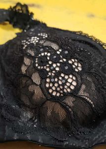 Elegant Black Lace Bra